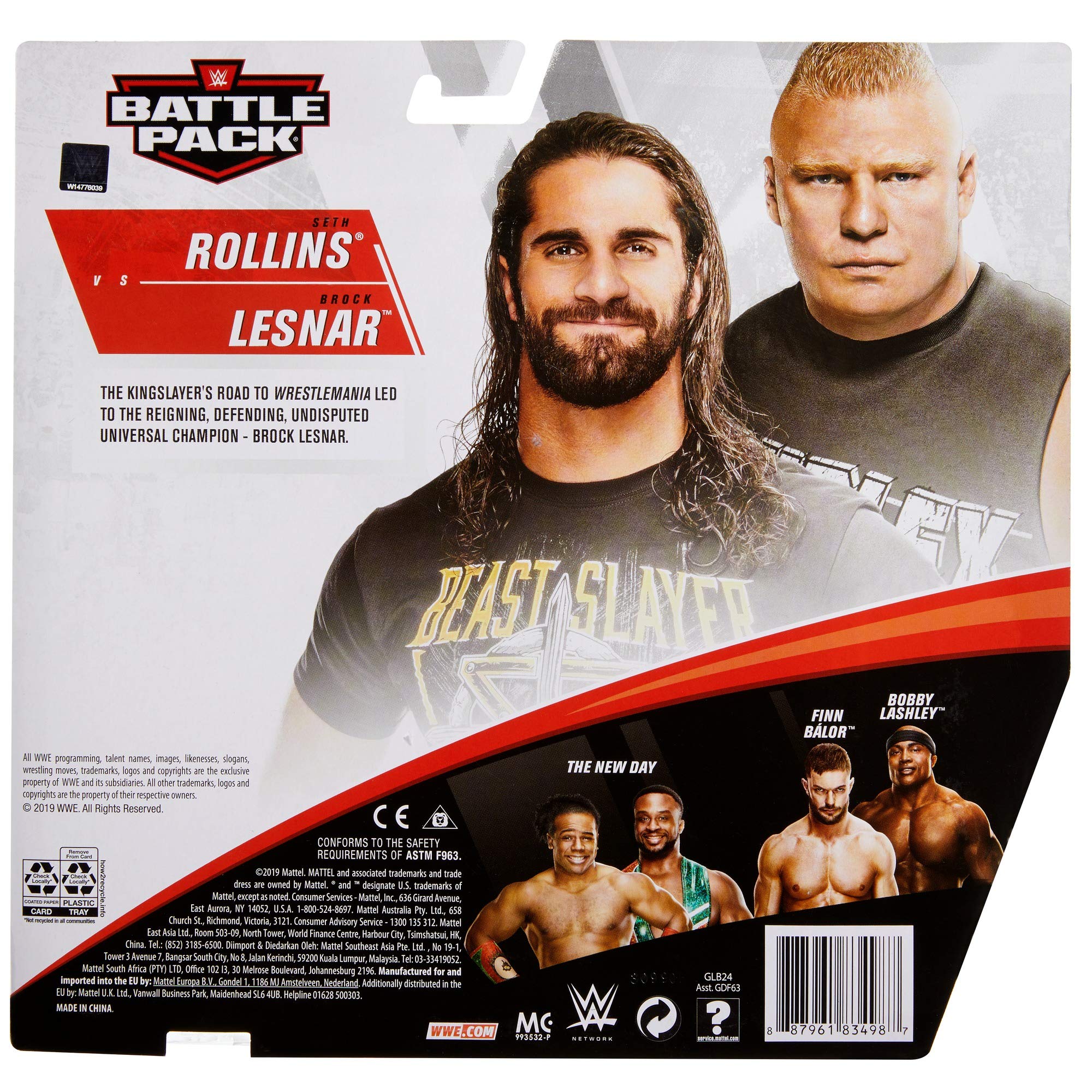 Amazon.com: WWE Seth Rollins vs Brock Lesnar Battle Pack Series